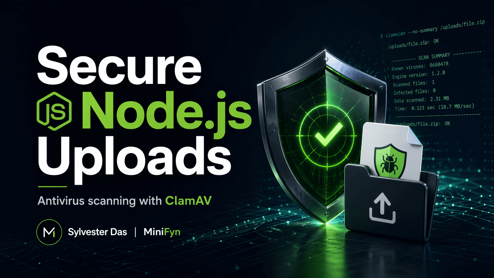 Implementing Antivirus Scanning in Node.js Applications with ClamAV