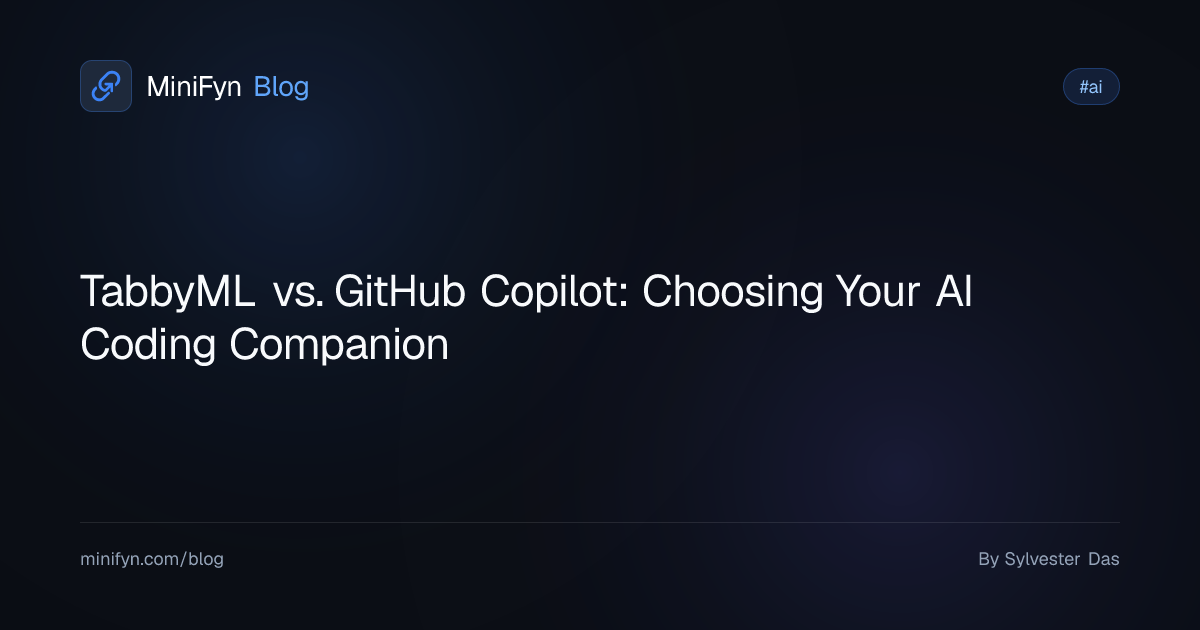 TabbyML vs. GitHub Copilot: Choosing Your AI Coding Companion